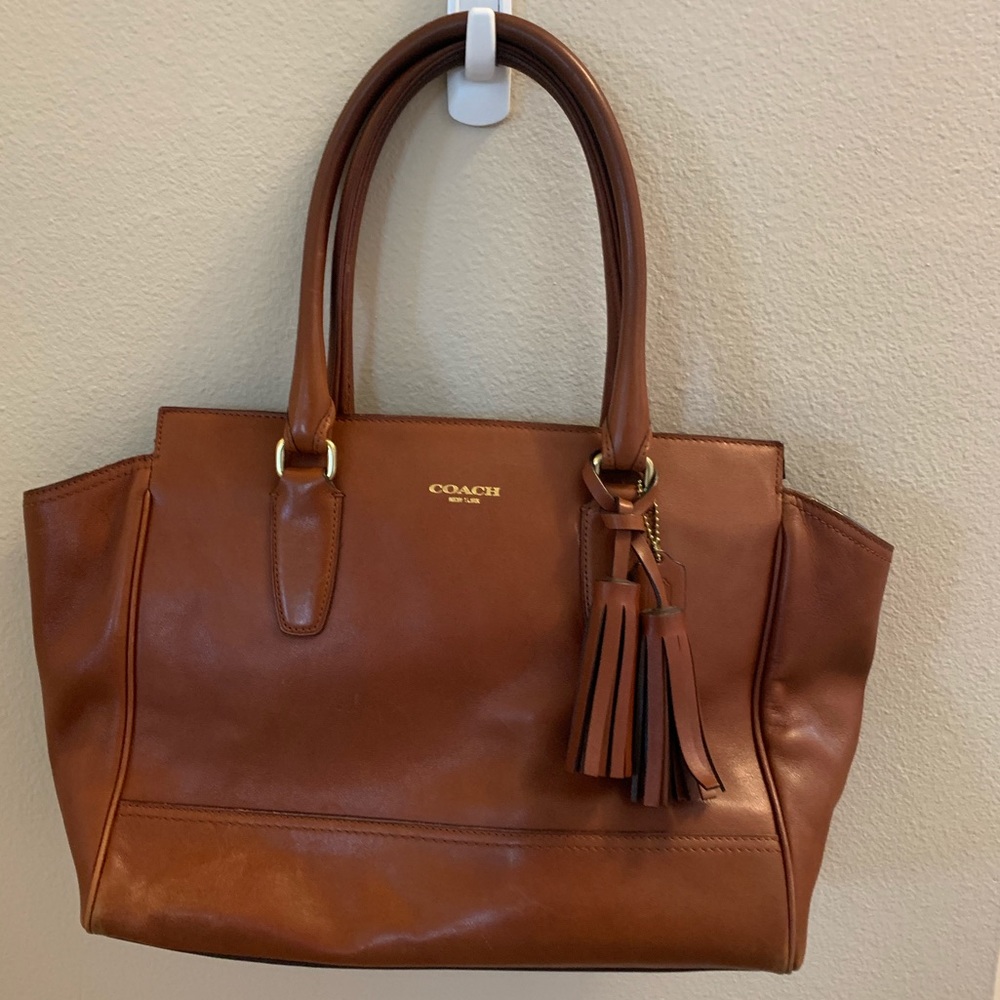 Camel Leather COACH bag